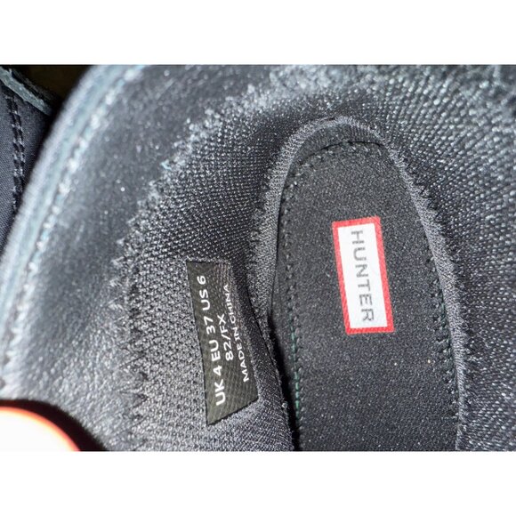 Hunter Womens Waterproof Seam-Sealed Black Rain Boots Size US 6 Durable Non-Slip - Picture 10 of 10